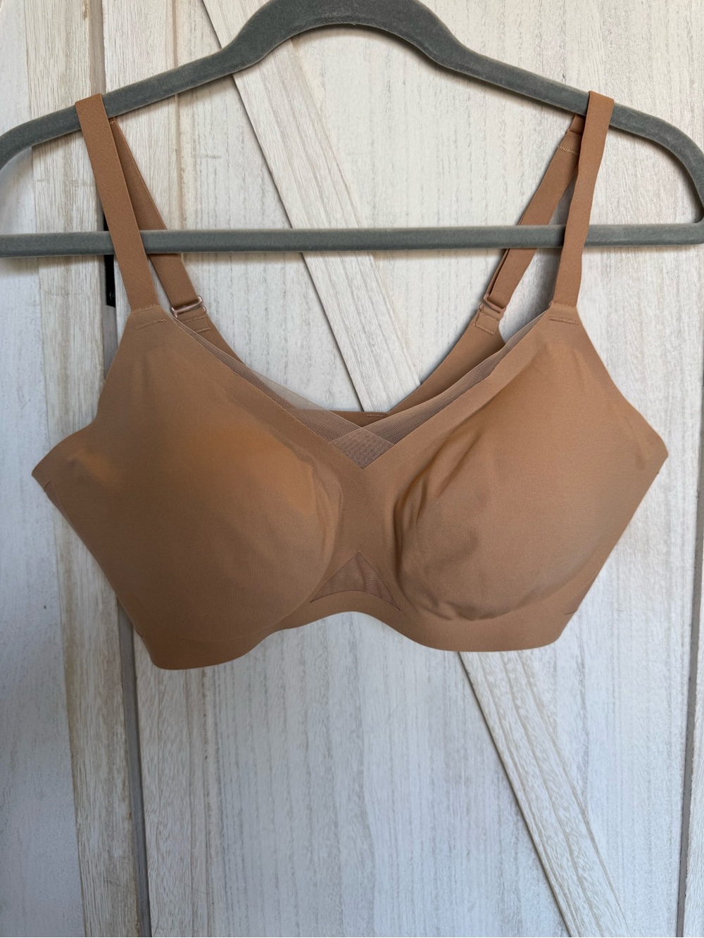 Honeylove Tan Wireless Comfort Bra size M 36 B/C